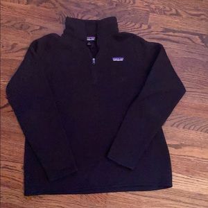 quarter zip patagonia fleece/ pullover